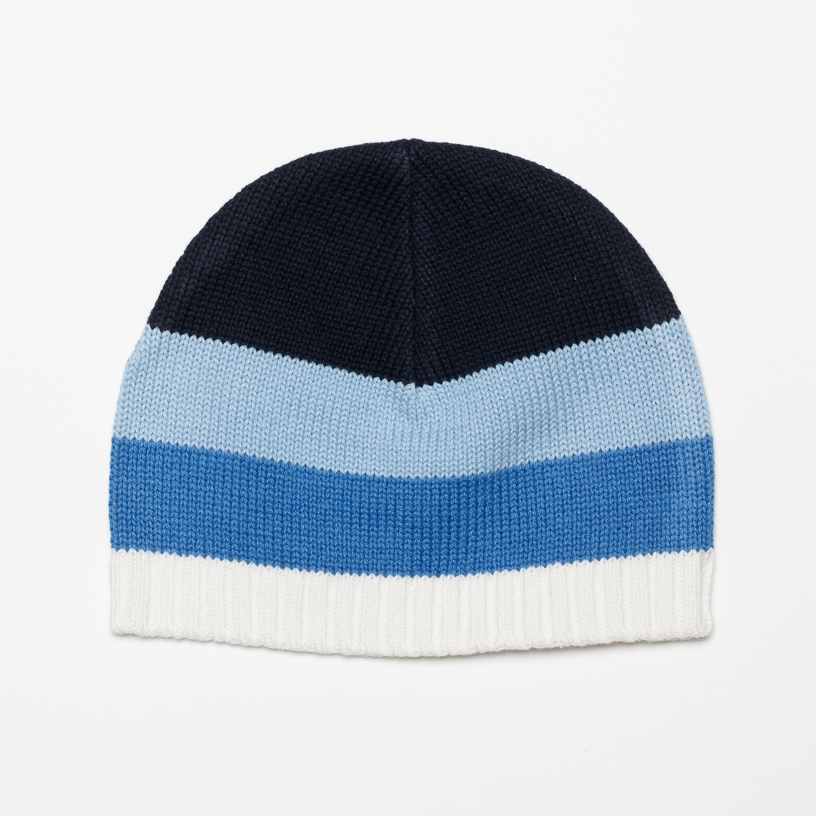 Blue Thick Stripe Knitted Hat