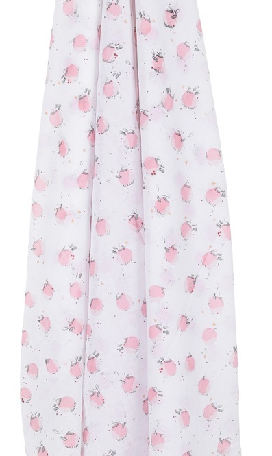 pink muslin wraps