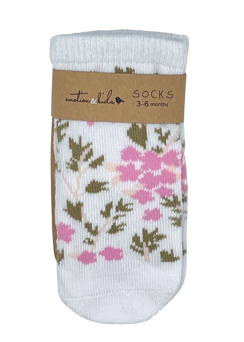 MESSY WILD FLOWERS PAIR SOCKS