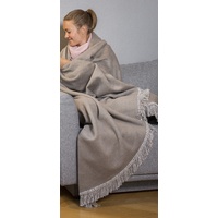 SMOKE VIENNA WITH FRINGES THROW