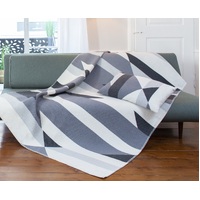 CHARCOAL TRIANGLES NOVA THROW