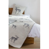 OFF WHITE RED DEER SYLT THROW