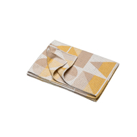 LIGHT YELLOW GEOMETRIC SHAPE LUCA THROW