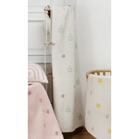 OFF WHITE LADYBUGS LENA COT BLANKET