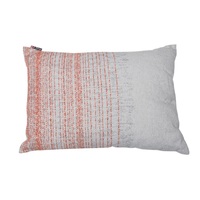 LIGHT GREY EFFECT LINE LIMA CUSHION 40 X 60 CM