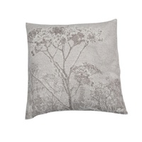 SMOKE FROSTY GRASS SILVRETTA CUSHION 50 X 50 CM