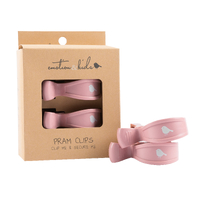 BLUSH PAIR PRAM CLIPS