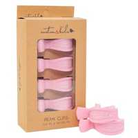 PINK PRAM CLIPS 4 PACK