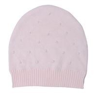 PINK KNOT KNITTED HAT