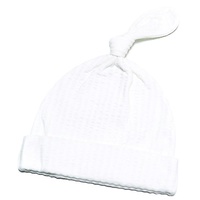 WHITE SELF STRIPE HAT