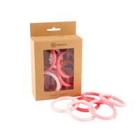 PINK TONES HAPPY HOOPS - 12 pack