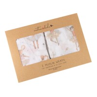 MAGICAL MOUSE & FAIRY MUSLIN WRAPS 2 PACK