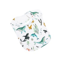 UNDER THE SEA ORGANIC COTTON BIB