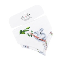 KOALA ORGANIC COTTON PAIR BANDANA BIBS