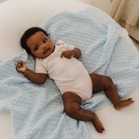 PALE PINK CLOUDS SHORT SLEEVE BODYSUIT