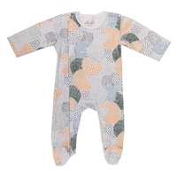 PATCHES FOOTED OUTFIT WITH ZIP 3-6 MONTHS - 00