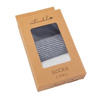 Navy Fine Stripe Sock Pack