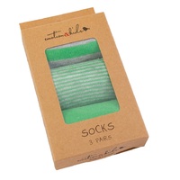 Green & Grey Sock 3 Pack