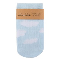 PALE BLUE CLOUD PAIR SOCKS