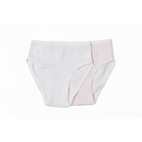 Pink Stripe and Spot Underpants - 2 Pack