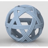 DUSTY BLUE WEAVE SILICONE TEETHING BALL