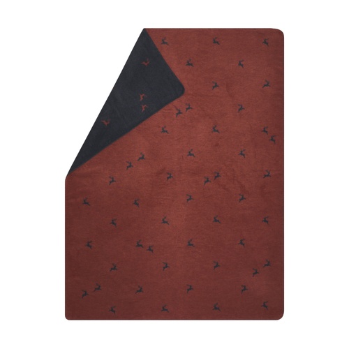 Red Deer Allover Savona Throw