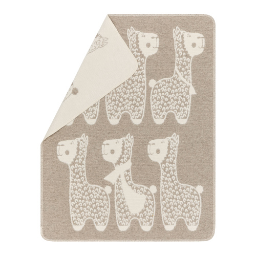 Smoke Alpaca Carla Bassinet Blanket