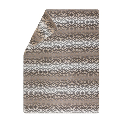 Smoke Lozenge Shapes Gradient Savona Throw