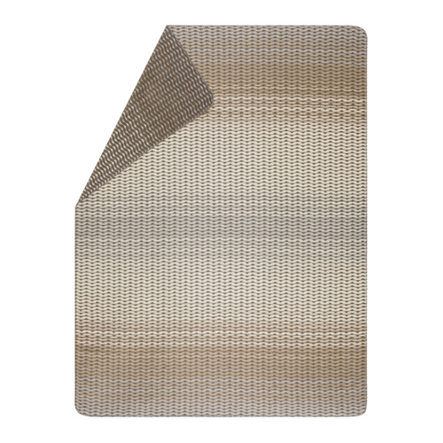 Beige Waves Gradient Savona Throw
