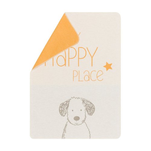 Off White My Happy Place Pet Blanket 70 x 90 cm