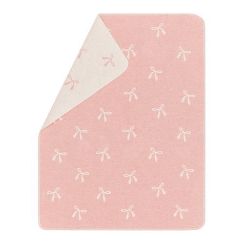 Pink Bows Allover Juwel Bassinet Blanket