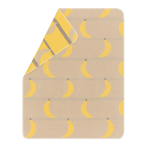 Ecru Gone Bananas Juwel Bassinet Blanket