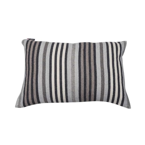 Grey ""stripes"" NOVA cushion 