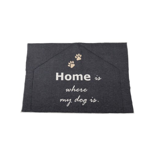 CHARCOAL HOME IS WHERE MY DOG IS PADDED MAT