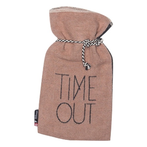 TERRACOTTA TIME OUT HOT WATER BOTTLE & COVER 2 LT