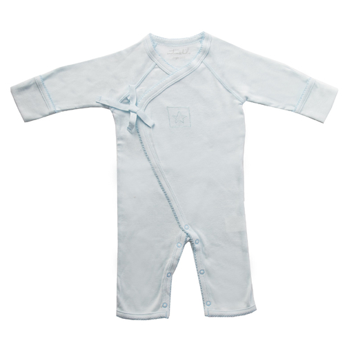 Pale Blue Crossover Romper 3-6 Months (00)