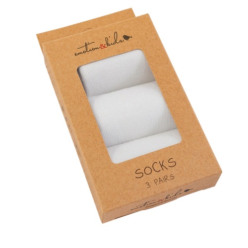 White Socks 3 Pack
