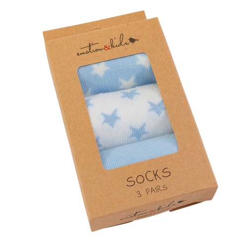 Blue Stars Socks 3 Pack