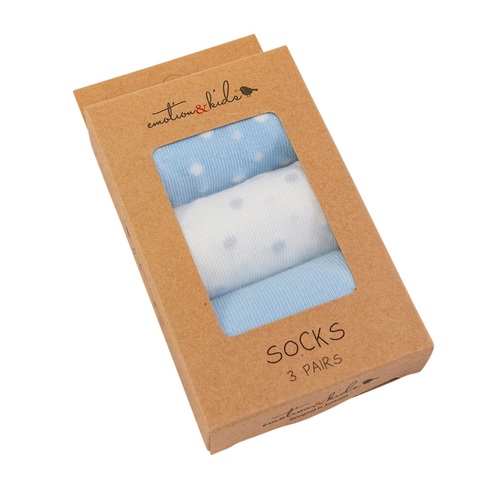 Blue Confetti Socks 3 Pack