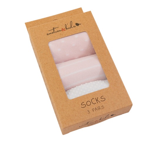 Pink Classic Socks 3 Pack