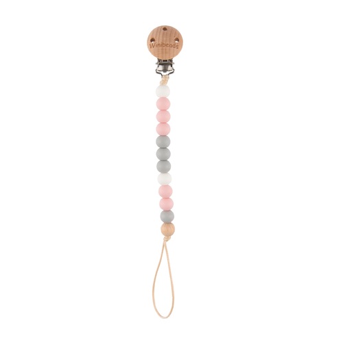 Pink, White & Grey Milan Dummy Chain